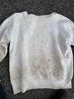 Vintage 1950s 1960s Sweatshirt White L M 