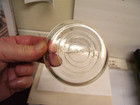 Lot Of 3 Vintage Clear Glass Lids For Wire Bail Canning Jars  Wide Mouth