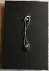 2 Antique Silver Tone Shank Buttons Spool Of Thread Scissors 1 1  8  28mm   7945