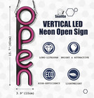 Open Signs For Business led Neon Open Sign 16x6 Inch Lighted Sign For Restaurant
