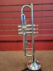 Besson 1000 Silver Trumpet With K m Stand