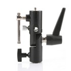 H Type Flash Hot Shoe Umbrella Swivel Holder Bracket For Dslr Tripod Light Stand
