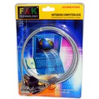 2x Pc Security Lock Cable Chain For Laptop Notebook