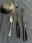 Indian Wars To Spanish American War Mess Gear  1874 Knife Fork Spoon And Cup  2