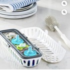 Parents Choice Plastic Dishwasher Basket Bpa Free Bottle Nipple Case - Silicone