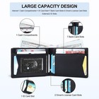 Wallet For Men - Slim Leather Bifold Wallets With Money Clip Credit Card Hold   