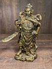 Feng Shui 10  China Resin- Guan Gong Yu Warrior God- Guangong Dragon Robe Statue