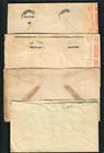 Lot3t  4   Covers S w  Africa Ww 11 Censored T 171 2c  Stamps Pairs To America