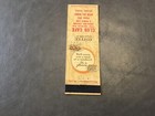 Vintage Club Cafe Matchbook Cover Bowie Texas