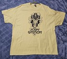 John Gibson Cow Skull Zorlac Skateboards Yellow 2xl T-shirt Jeff Newton Pushead