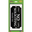 Hy-ko No Soliciting House Plaque Plq-001 Hy-ko Plq-001 029069004651 Polystyrene