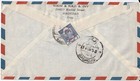1950   s Iraq Air Mail Cover Envelope With 3 Different Stamps Baghdad-n y