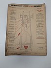 1936-39 Hupmobile 8 Servicing Points Tune-up Lubricants Sheet