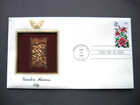 1994 Garden Flowers Lily Gold Golden Cover Replica Fdc Stamp