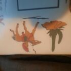 Vintage Cowboy   Western Theme Glass Ceiling Shade Light - 13  - Ref  531
