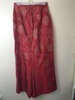 Kay Unger Women s Silk Maxi Skirt Red Print Formal Size 6 Msr  290