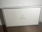 New Pottery Barn Kids Silver Leaf First Year Photo Frame Baby Original Box Gift