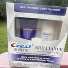 Crest 3d White Brilliance 2-step Daily Teeth Whitening Kit  Mint