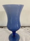 Vintage Blue Glass Vase