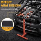 Olbrus Adjustable Work Table Wheels Mechanic Rolling Tool Tray Table For Garage