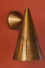 Vintage Mid Century Modern Italian Wall Sconce Handmade Pair Design Wall D  cor