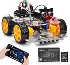 Robot Car Starter Kit For Arduino   Stem Remote Controlled App Educational Mo   