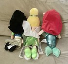 Disney Princess Ariel Tinker Bell Mulan Soft Plush 14   Set Of 3 Brand New