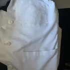 Medical White Unisex Lab Coat Uniform For Men And Women Long Sleeve   Pockets