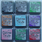 Lot Of 9 Tim Holtz Distress Oxide Ranger Ink Pads Assorted Colors Brand New 