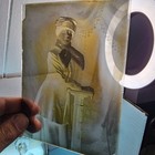 Antique Glass Plate Negative Edwardian Woman Portrait Studio C1905 Photography