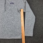 Patagonia Better Sweater 1 4 Zip Gray Womens Medium 25617 Pullover Fleece Hiking