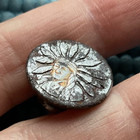 Antique Vintage Metal Uniform Work Stud Button - Native American Indian