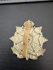 The Border Regiment White Metal Cap Badge  British Army Vintage Military P84