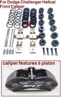 Fa098 For Challenger Hellcat Front Brake Caliper Repair Kit With Piston Hardware