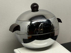 West Bend Vintage Mcm Chrome Penguin Hot   Cold Server Ice Bucket