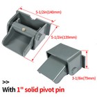 2x Dump Truck Trailer Dump Body Hinges Heavy Duty Steel Weld On Powder Coated