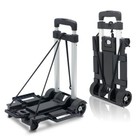 70 Lbs Collapsible Folding Hand Truck Dolly Portable Trolley Luggage Push Cart   