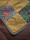 Vintage Crib Quilt Handmade Animals   More- 45   x 33 1 2   -very Cute Look