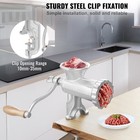 Manual Meat Grinder Heavy Duty Cast Iron Meat Grinder   Steel Table Clamp