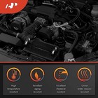 2 Pieces Engine Air Cleaner Intake Hoses W clamps Compatible With Toyota