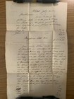19th Century Original Handwritten Letter