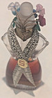 1930s Shocking  Elsa Schiaparelli Perfume Glass Bottle 1930 s  France Rare
