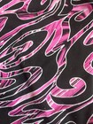 Gk Elite Girls Leotard Pink Black Swirl Large