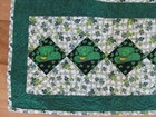Choice Custom Quilted Table Runner Longaberger Lots Luck Shamrock St Patricks