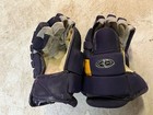 Easton Purple Gold Yellow Lacrosse Gloves