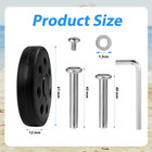 8pcs Luggage Wheels Replacement Kit 360   Spinner Suitcase Wheels With Tools