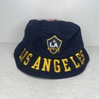 La Galaxy Boonie Bucket Hat Youth Toddler Navy Blue Gold Embroidery Mls Soccer