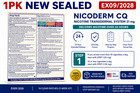Nicoderm Cq Step 1 21mg Nicotine Patches 14 Count 2 Week Kit New Exp 09 2028