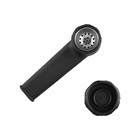 2pack Black Silicone Smoking Pipes 4 Inches With Lids And Stainless Steel Filte