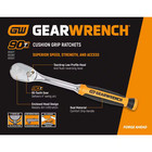 1 2 In  Drive 90-tooth Dual Material Teardrop Ratchet Free Shipping New